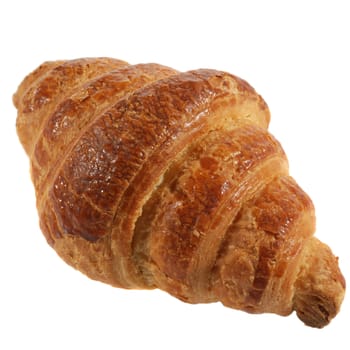 Croissant. A bakery product. A sweet roll it is isolated on a white background