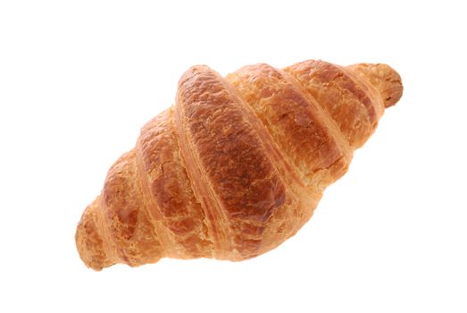 Croissant. A bakery product. A sweet roll it is isolated on a white background