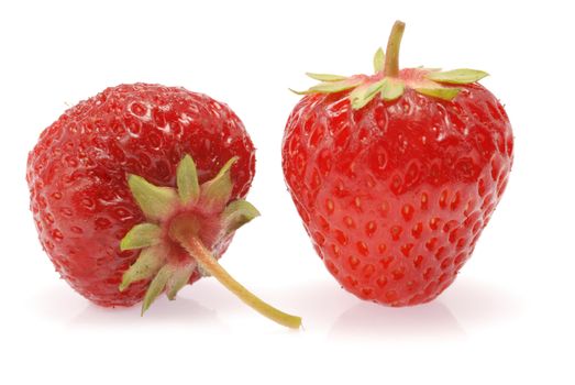 Strawberry. A berry isolated on a white background