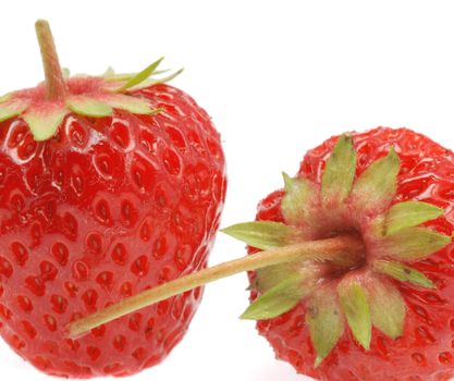 Strawberry. A berry isolated on a white background