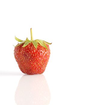 Strawberry. A berry isolated on a white background