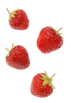 Strawberry. A berry isolated on a white background