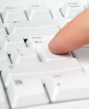 keyboard and finger. The computer device for input of symbols