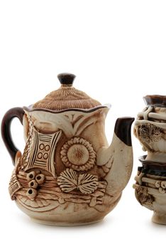 Pottery. Manual work of the Ukrainian handicraftsmen