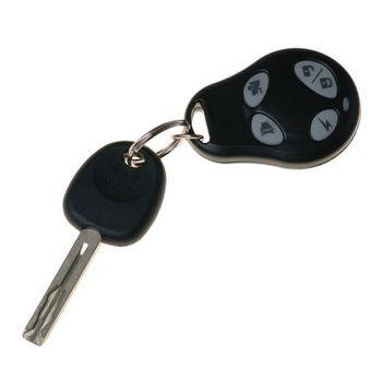 Keys from the car. Are isolated on a white background