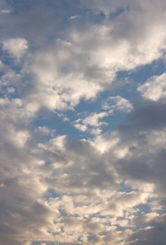 Cloudy sky background