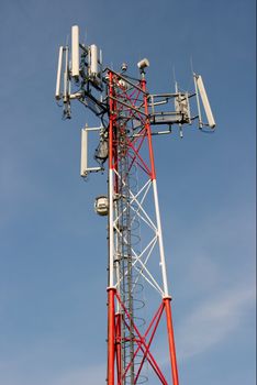 Top the tower of a transmitter station