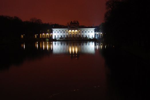 Castel illuminations during night