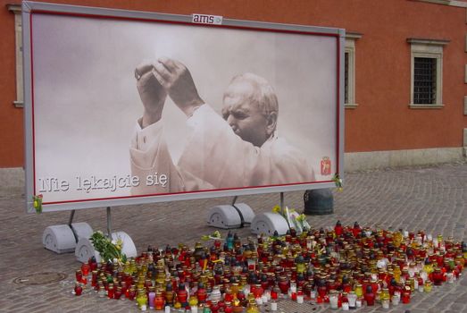 Torchs for John Paul II to remember