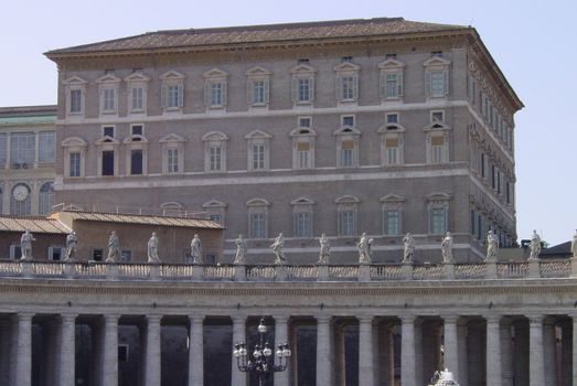 Pope last window in Vatican