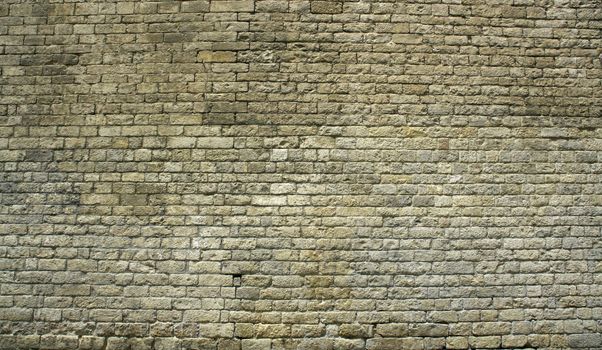 background or pattern of a big ancient brick wall, historic european church