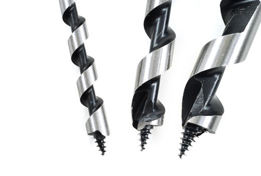 stock pictures of drill bits with augers