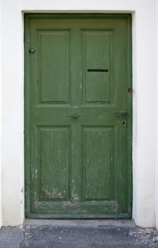 Green door