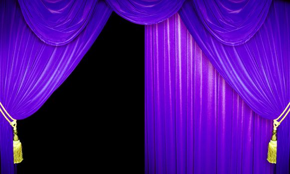 curtain of a classical theater 