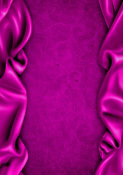 Purple satin fabric background, 
texture for the design