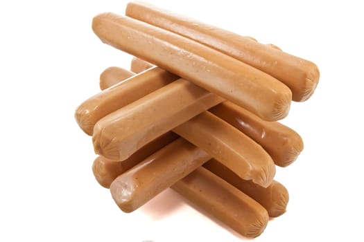 Picture of a stack of sausages