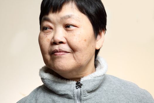 60s Senior Asian Woman 
