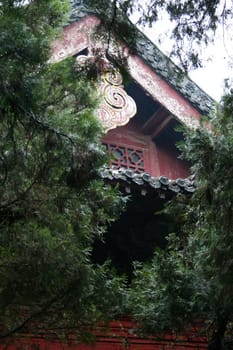 roof spirits in the temple of the white horse