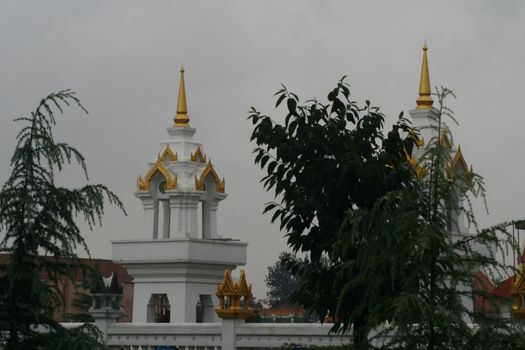 golden roofs of the temple of the white horse