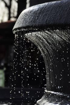 A fountain in Paris, France