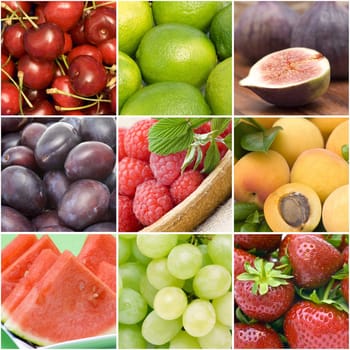 collection of fresh fruits