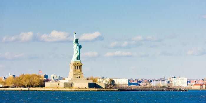 Liberty Island and Statue of Liberty, New York, USA