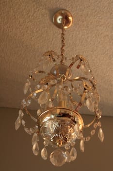 Close up of a big Chandelier.