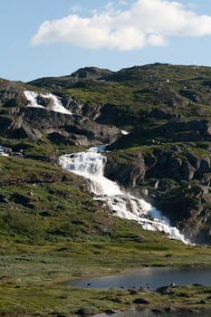 A smal waterfall in Norway