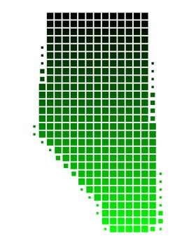 Map of Alberta