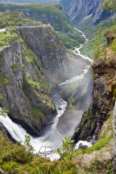 Vøringsfossen is a waterfall located in the west of Norway one off Norway's highest waterfall.