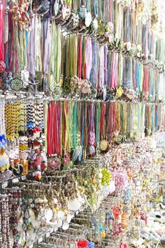 many  jewel bracelets in an outlet