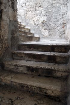 Stone stairs in Sibenik, Croatia