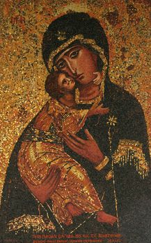 Icon of Madonna. Gift from Greece to Basilica of the Annunciation