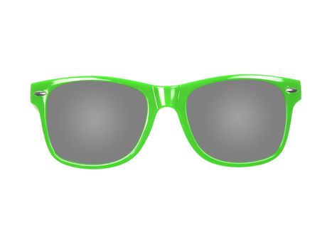 Sunglasses isolated against a white background