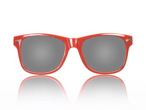 Sunglasses isolated against a white background