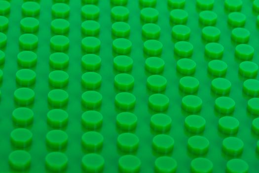 close-up green plastic construction background