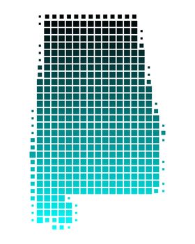 Map of Alabama