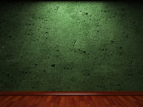 old concrete wall made in 3D graphics