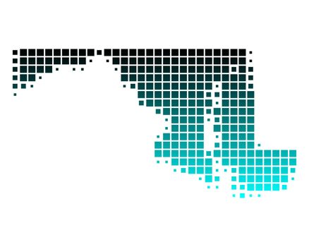 Map of Maryland