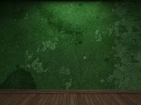 old concrete wall made in 3D graphics