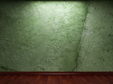 old concrete wall made in 3D graphics