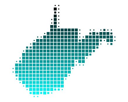 Map of West Virginia