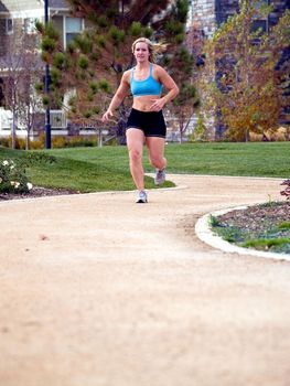 Woman jogging