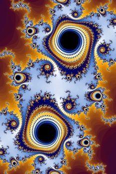 An image of a typical fractal graphic