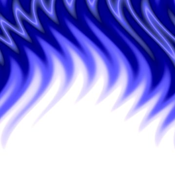 a wavy, blue, abstract flames pattern
