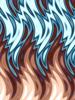 a wavy, abstract flames pattern