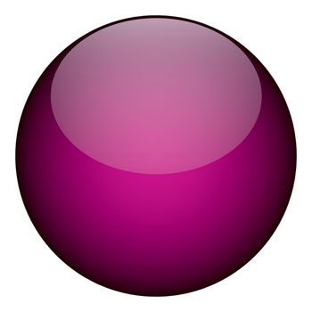 A purple orb isolated over white- it works as a great planet, web/software button, jellybean or other art element.