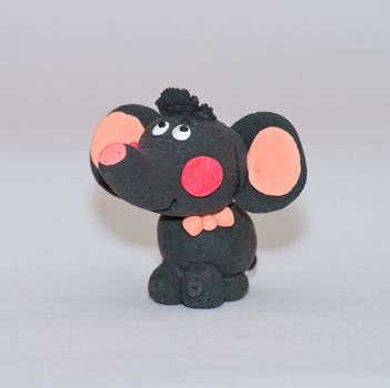 Handmade Plasticine Elephant