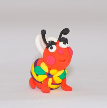 Handmade Plasticine Bee