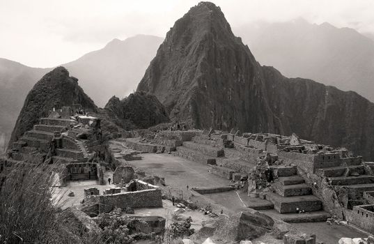Inca ruins at Machu Picchu